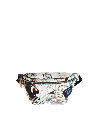 Shop Fendi Karl Kollage Multicolor Belt Bag