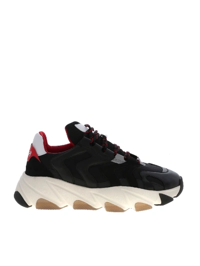 Shop Ash Eagle Sneakers In Black And Red