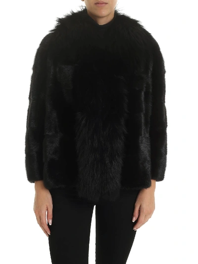 Shop Simonetta Ravizza Valencia Black Fur