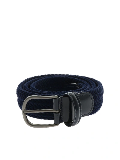 Shop Anderson's Blue Braided Belt