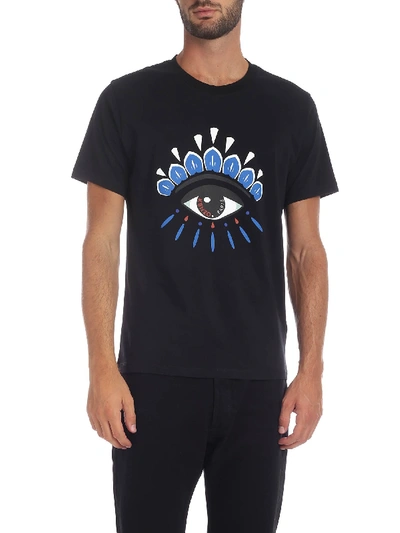 Shop Kenzo Classic Eye T-shirt In Black