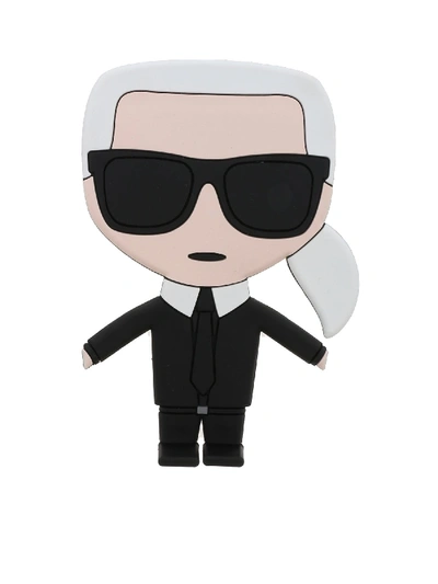 Shop Karl Lagerfeld Karl Ikonik Phone Holder In Black