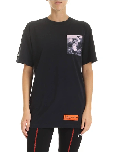 Shop Heron Preston Heron Patch T-shirt In Black