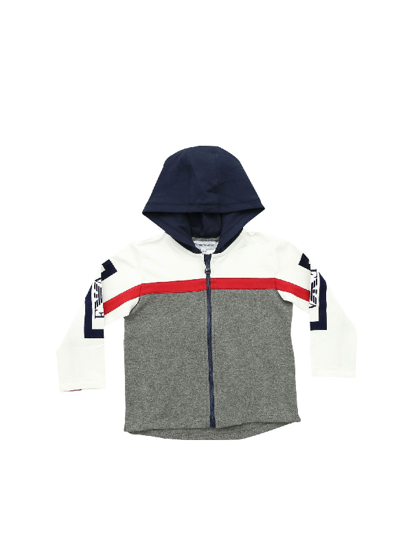 armani blue hoodie