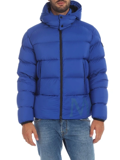 Shop Moncler Wilms Down Jacket In Electric Blue