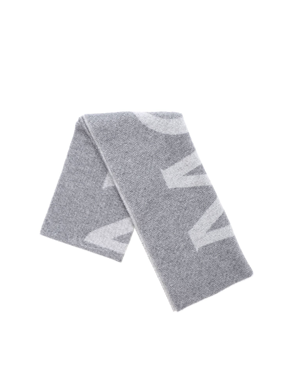 moncler grey scarf