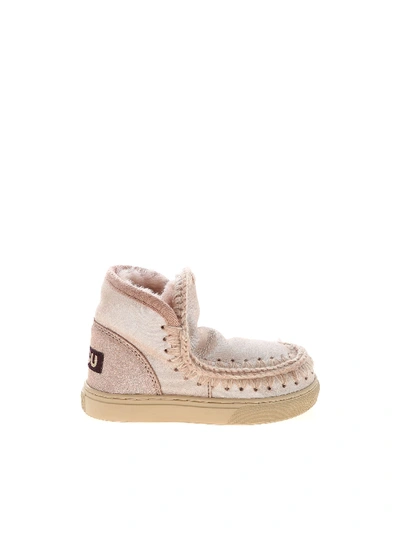 Shop Mou Eskimo Sneaker Kid Sneakers In Pink