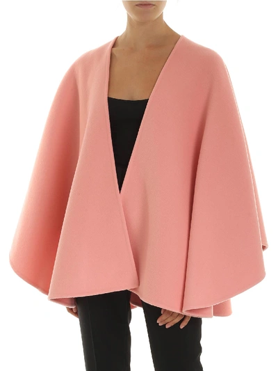 Shop Ermanno Scervino Pink Cloth Cape