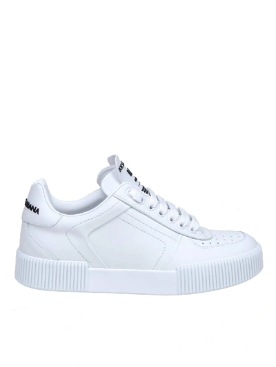Shop Dolce & Gabbana Miami Sneaker In White