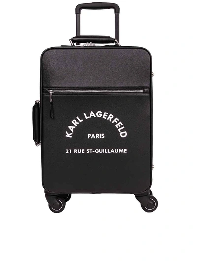 Shop Karl Lagerfeld Rue St Guillaume Trolley In Black