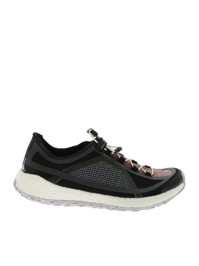 Shop Adidas By Stella Mccartney Pulseboost Sneakers In Black