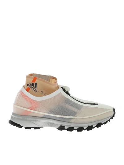 Shop Adidas By Stella Mccartney Adizero Xt Sneakers In White And Nude