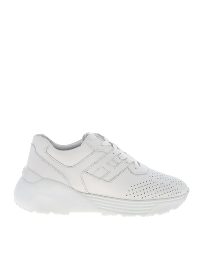 Shop Hogan H443 Sneakers In White