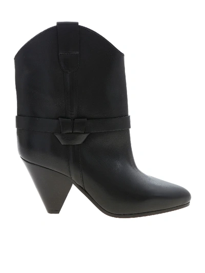 Shop Isabel Marant Deane Ankle Boots In Black