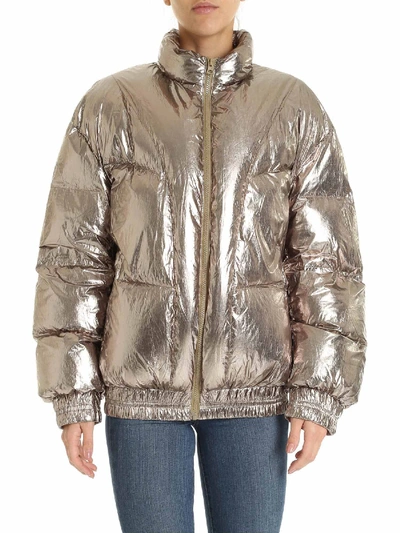 De lucht rijst Gezamenlijk Isabel Marant Étoile Manteau Kristen Down Jacket In Gold Color | ModeSens