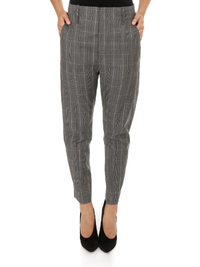 Shop Isabel Marant Étoile Noah Trousers In Anthracite Color In Grey