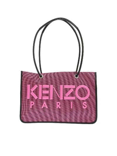 Shop Kenzo Konbo Shoulder Bag In Fuchsia