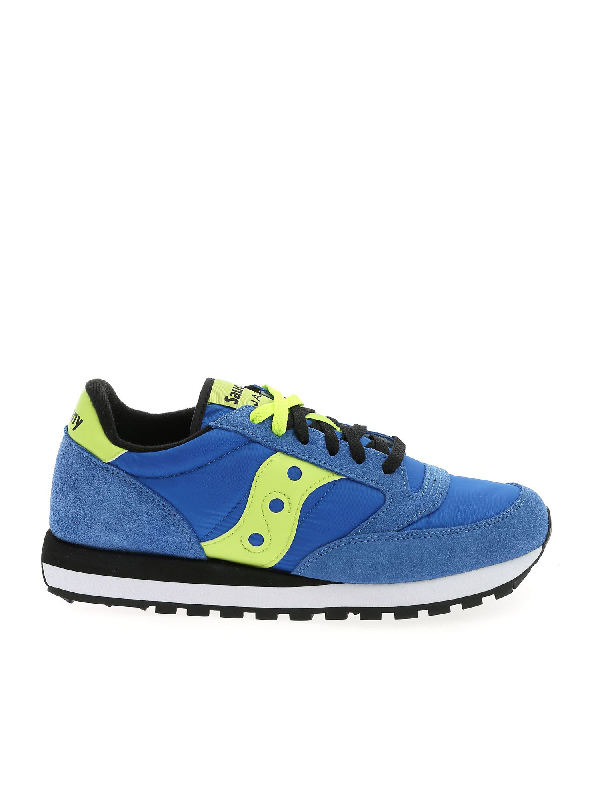 saucony jazz blue lime