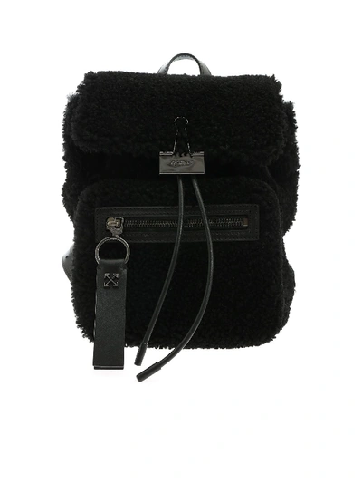 Shop Off-white Montone Binder Black Backpack