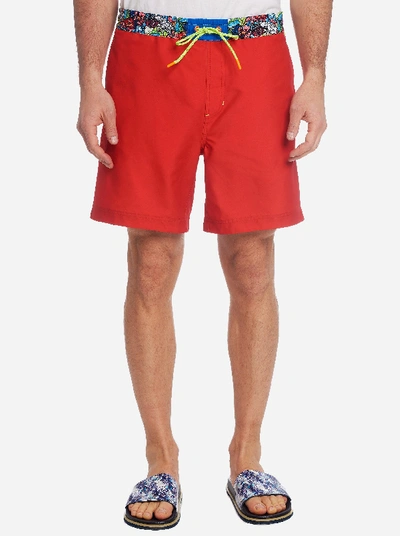 Shop Robert Graham Walken Swim Trunks In Black