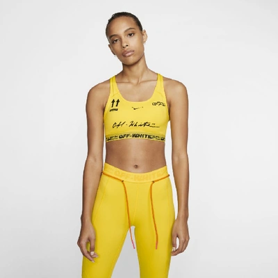 Nike X Off-white Womens Bra In Opti Yellow | ModeSens