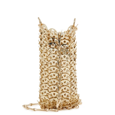 Shop Paco Rabanne Mini 1969 Chainmail Cross-body Bag In Gold