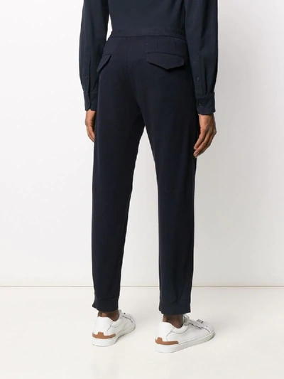 Shop Ermenegildo Zegna Schmale Chino In Blue