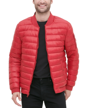 guess quilted bomber jacket