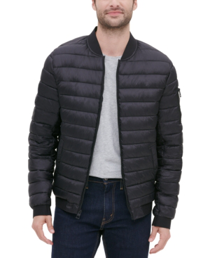 guess men's quilted jacket