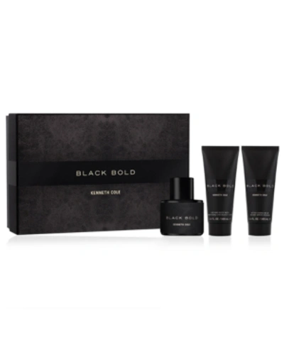 Shop Kenneth Cole Men's 3-pc. Black Bold Eau De Parfum Gift Set