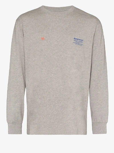 Shop Reception Melkerij Peerdsbos Long Sleeve-t-shirt In Grey