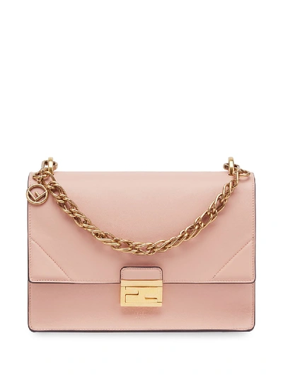 Shop Fendi Kan U Shoulder Bag In Pink