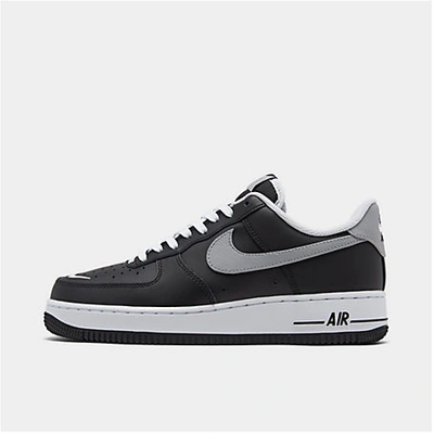 Shop Nike Men's Air Force 1 '07 Lv8 Casual Shoes In Grey/black