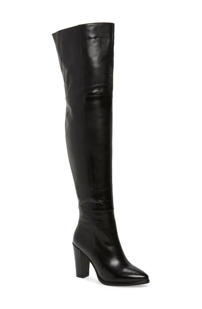 Shop Alias Mae Alla Over The Knee Boot In Black Croc