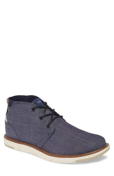 Shop Toms Navi Chukka Boot In Navy