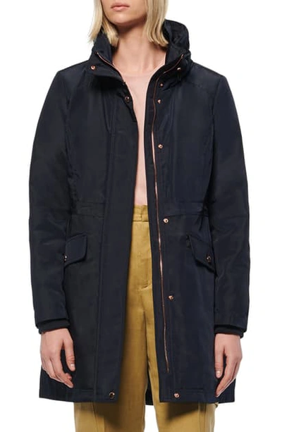Shop Marc New York Insulated Raincoat In Navy