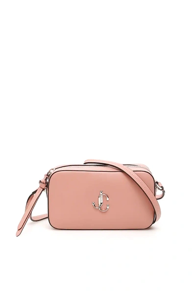 Shop Jimmy Choo Hale Mini Camera Bag In Pink