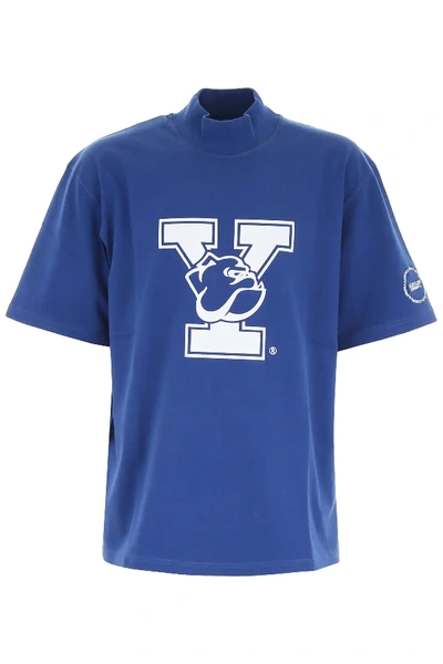Shop Calvin Klein 205w39nyc Yale Univeristy T-shirt In Blue