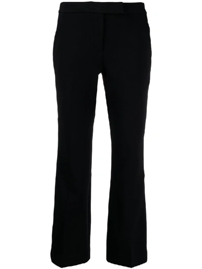 Shop Michael Michael Kors Cropped Tailored Trousers In Black