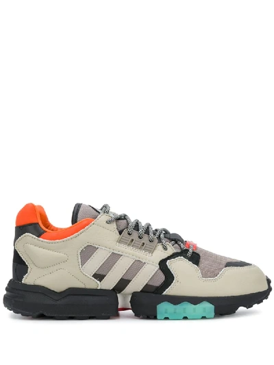 Shop Adidas Originals Zx Torsion Low Top Sneakers In Neutrals