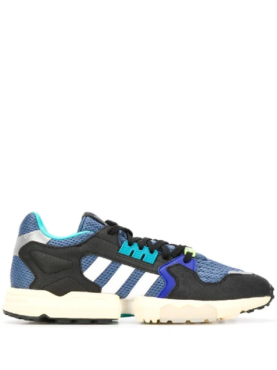 Shop Adidas Originals Zx Torsion Low-top Trainers In Blue