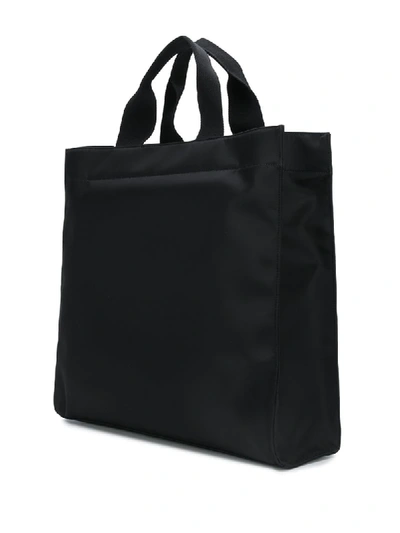 Shop Valentino Vlogo Tote Bag In Black