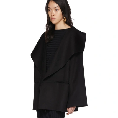 Shop Totême Toteme Black Annecy Jacket In 200 Black