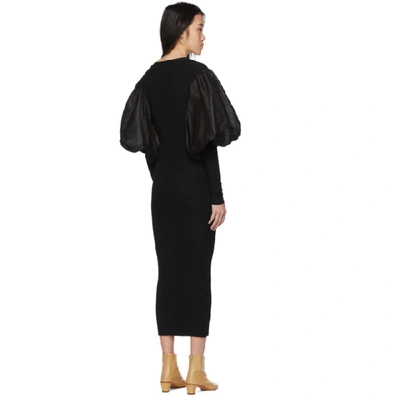 Shop Totême Toteme Black Vignola Dress In 200 Black