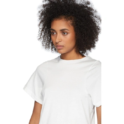 Shop Totême Toteme White Espera T-shirt In 110 Off-wht