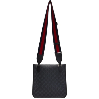 Shop Gucci Black Gg Supreme New Messenger Bag In 1095 Black