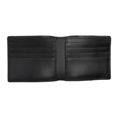 Shop Gucci Black Quilted Gg Wallet In 1000 Black