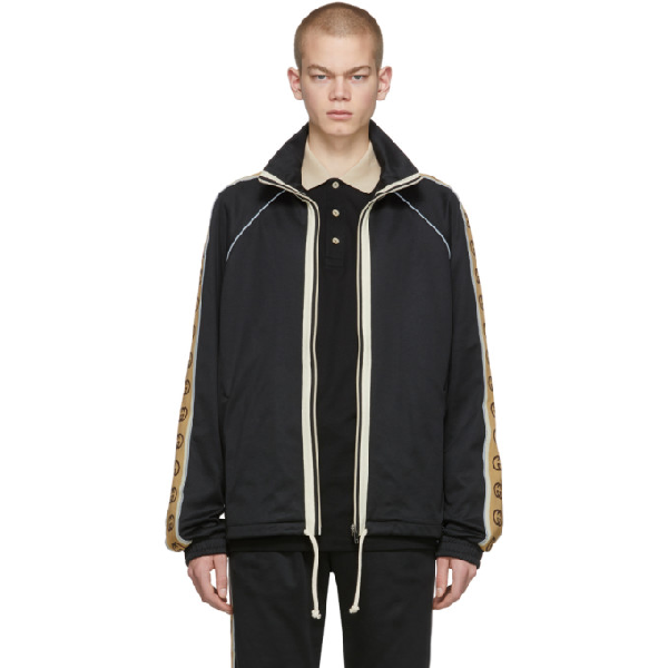 gucci gg stripe reflective jacket