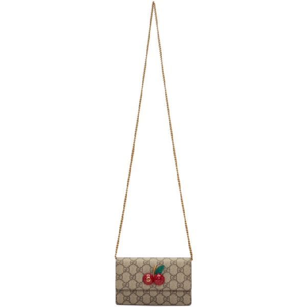 gucci cherry wallet on chain