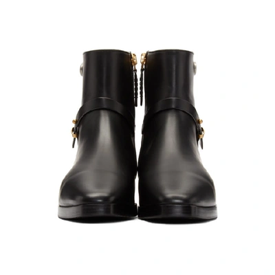 Shop Gucci Black Double G Rosie Boots In 1000 Black
